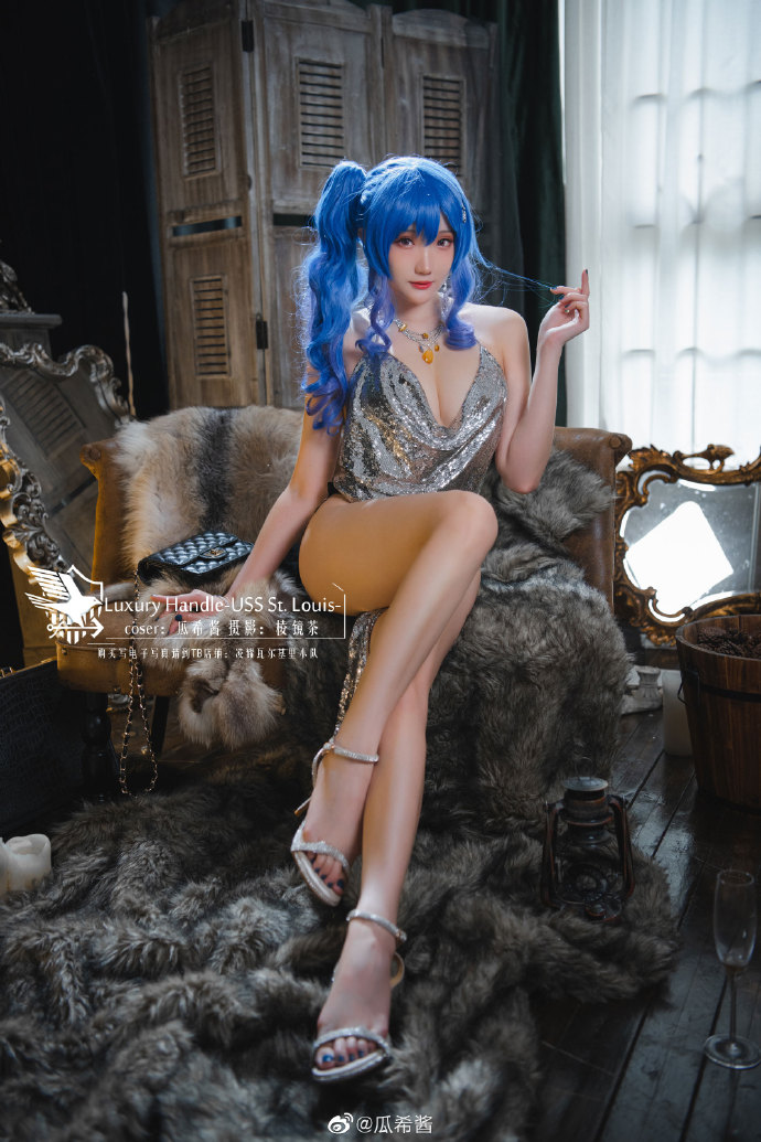 碧蓝航线@瓜希酱 cos 作品[瓜希酱_圣路易斯 COS 图集](碧蓝航线叫瓜游)插图5