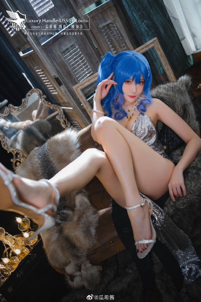碧蓝航线@瓜希酱 cos 作品[瓜希酱_圣路易斯 COS 图集](碧蓝航线叫瓜游)插图4