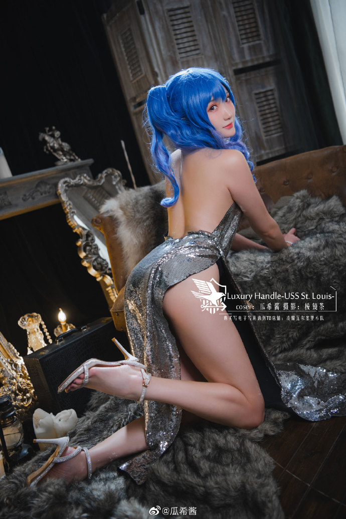 碧蓝航线@瓜希酱 cos 作品[瓜希酱_圣路易斯 COS 图集](碧蓝航线叫瓜游)插图8