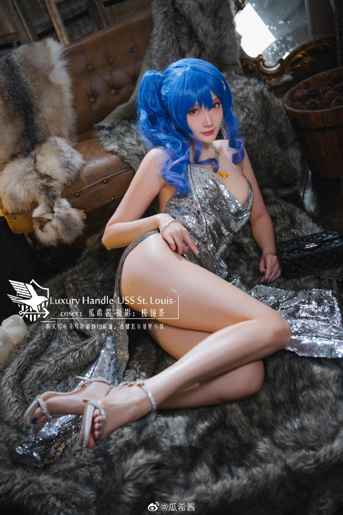 碧蓝航线@瓜希酱 cos 作品[瓜希酱_圣路易斯 COS 图集](碧蓝航线叫瓜游)插图7