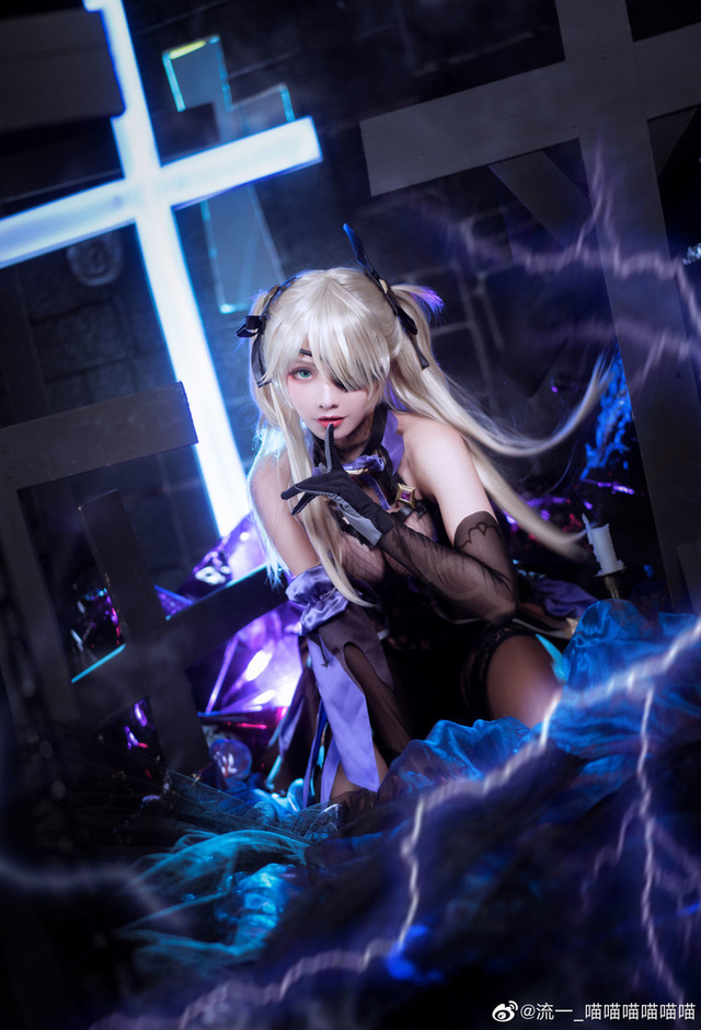 女coser@流一_喵喵喵喵喵喵化身《原神Impact》 中的“罪孽公主”菲谢尔(流一喵喵黑历史)插图6