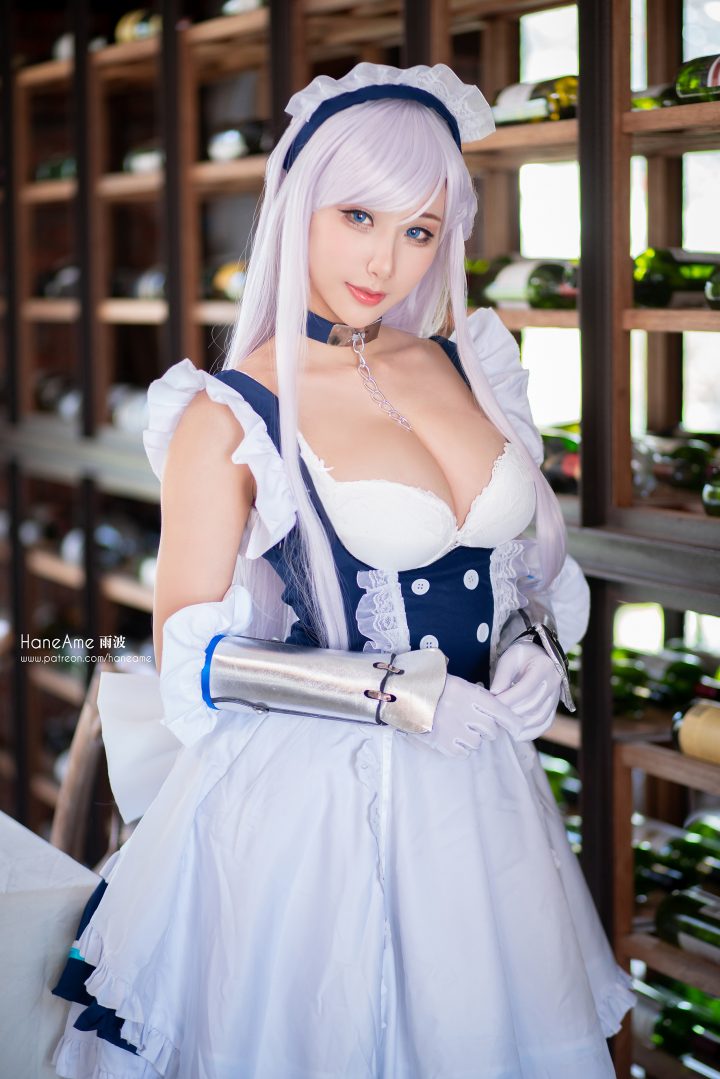 《碧蓝航线》雨波_HaneAme cos 贝尔法斯特 [HaneAme雨波 COS 作品](牧次元碧蓝航线雨波)插图1