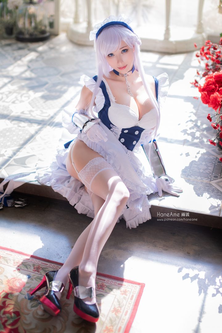 《碧蓝航线》雨波_HaneAme cos 贝尔法斯特 [HaneAme雨波 COS 作品](牧次元碧蓝航线雨波)插图6