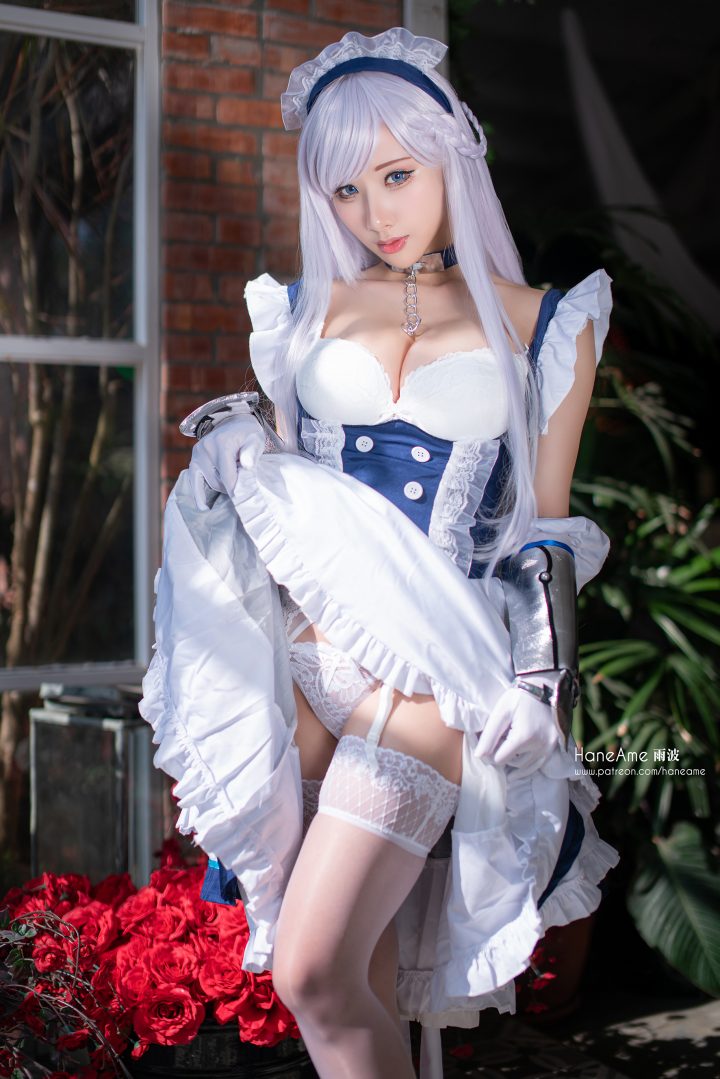 《碧蓝航线》雨波_HaneAme cos 贝尔法斯特 [HaneAme雨波 COS 作品](牧次元碧蓝航线雨波)插图3