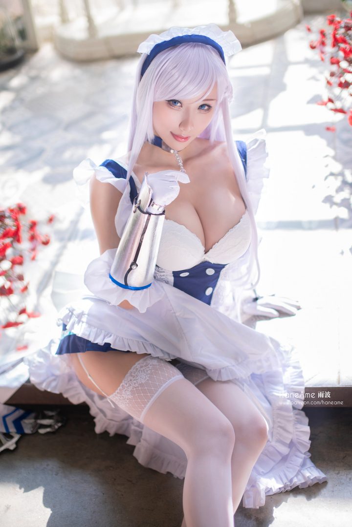 《碧蓝航线》雨波_HaneAme cos 贝尔法斯特 [HaneAme雨波 COS 作品](牧次元碧蓝航线雨波)插图7