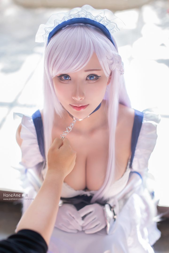 《碧蓝航线》雨波_HaneAme cos 贝尔法斯特 [HaneAme雨波 COS 作品](牧次元碧蓝航线雨波)插图8