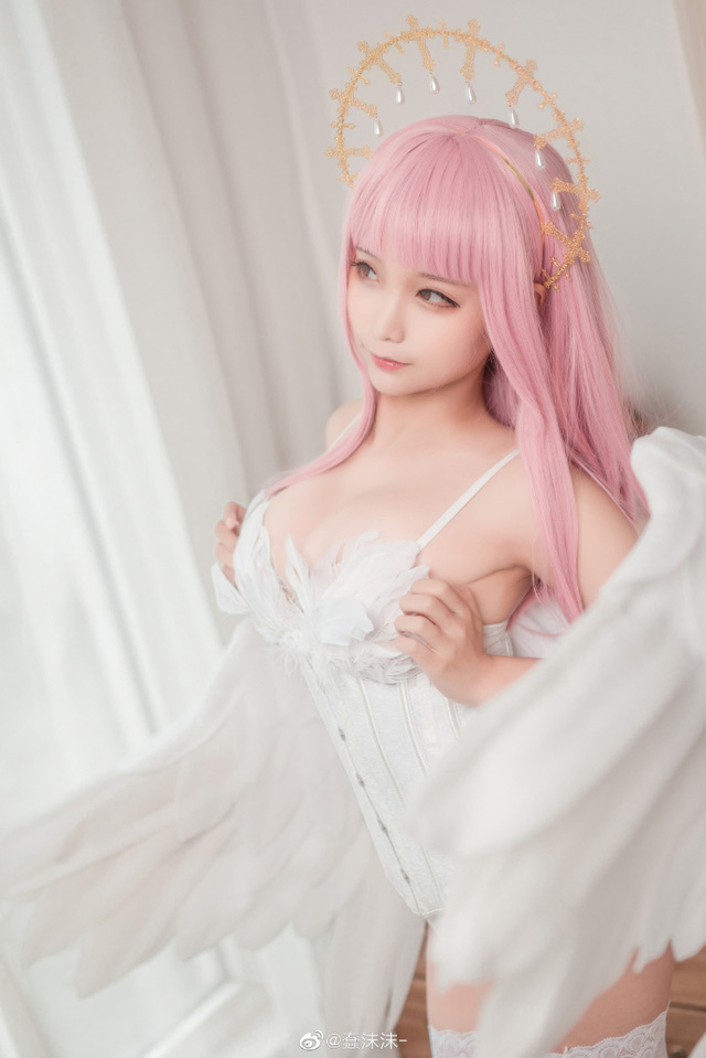 coser@蠢沫沫_化身美丽迷人的 Angel [蠢沫沫 cos 图集](蠢沫沫原名)插图3