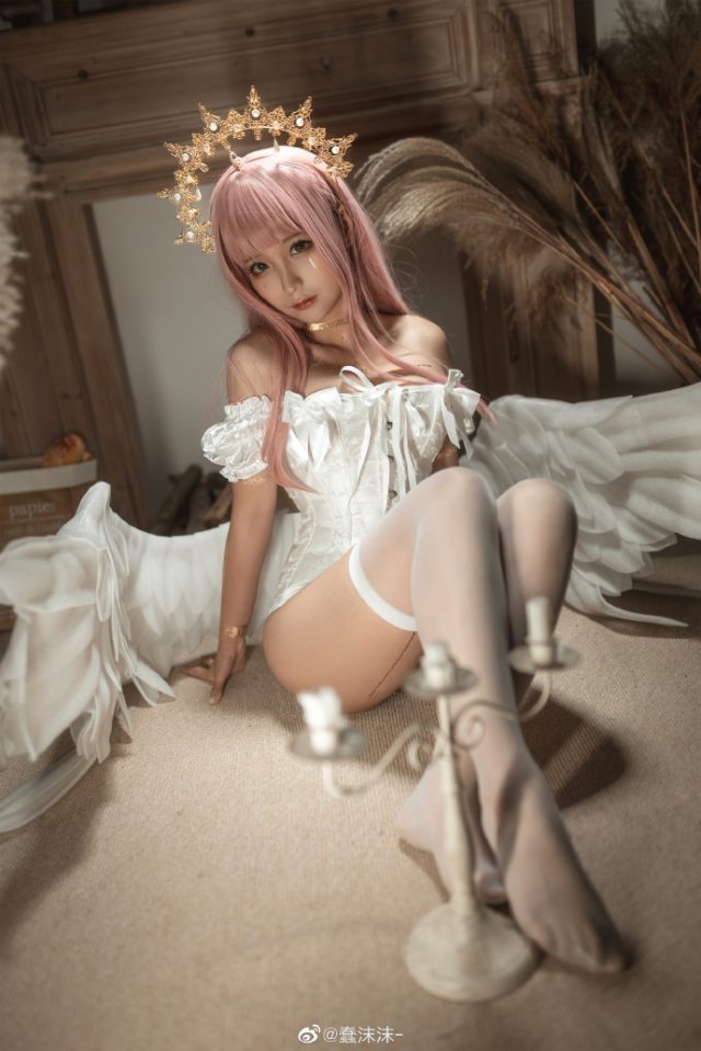 coser@蠢沫沫_化身美丽迷人的 Angel [蠢沫沫 cos 图集](蠢沫沫原名)插图5