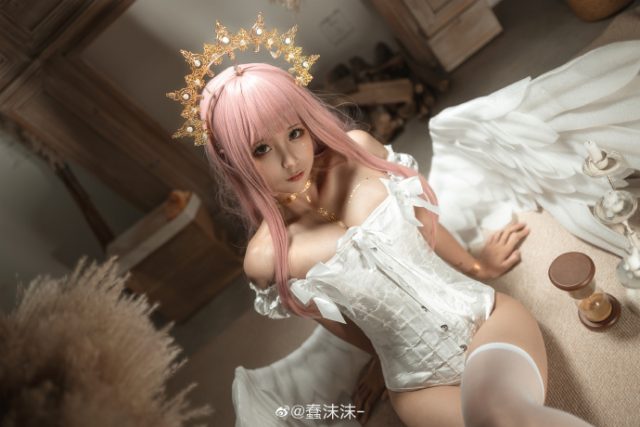coser@蠢沫沫_化身美丽迷人的 Angel [蠢沫沫 cos 图集](蠢沫沫原名)插图7