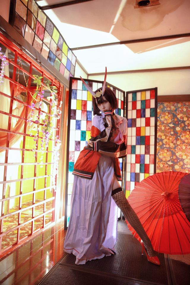 Shika小鹿鹿 COS“女魔王”酒吞童子 [Shika小鹿鹿 cos 作品](shika小鹿鹿怎么了)插图1