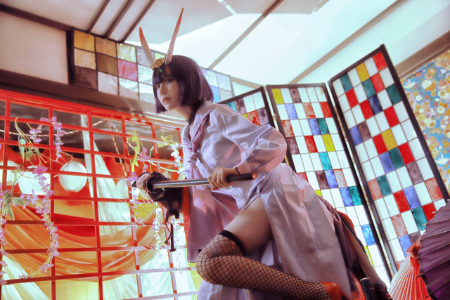 Shika小鹿鹿 COS“女魔王”酒吞童子 [Shika小鹿鹿 cos 作品](shika小鹿鹿怎么了)插图2