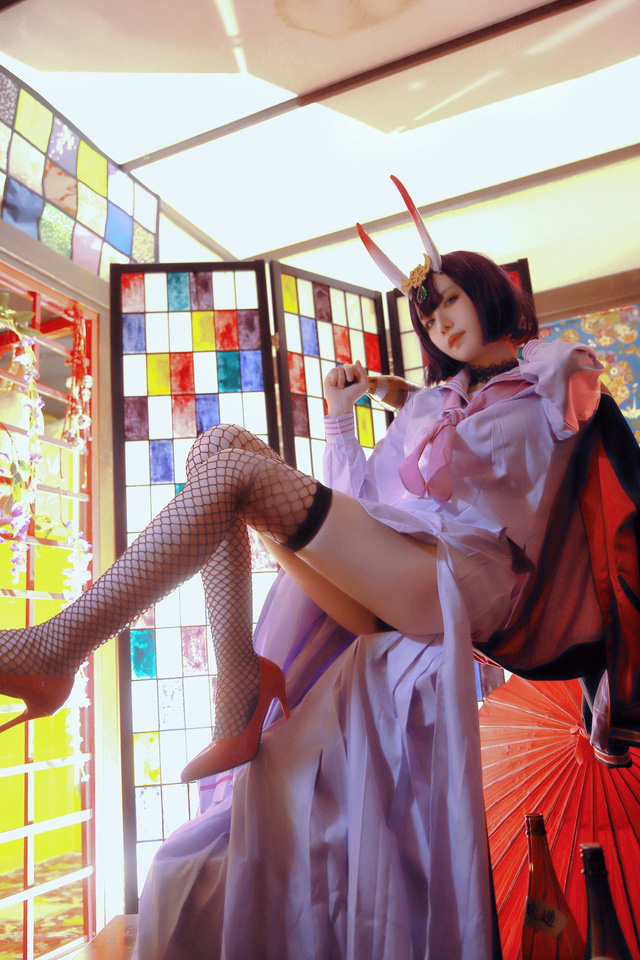 Shika小鹿鹿 COS“女魔王”酒吞童子 [Shika小鹿鹿 cos 作品](shika小鹿鹿怎么了)插图3