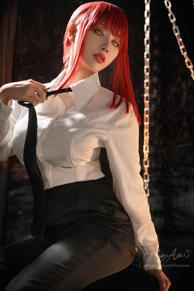 雨波HaneAme cos“链锯美人”玛奇玛 [雨波_HaneAme cos 作品](雨波HaneAme多钱)插图3