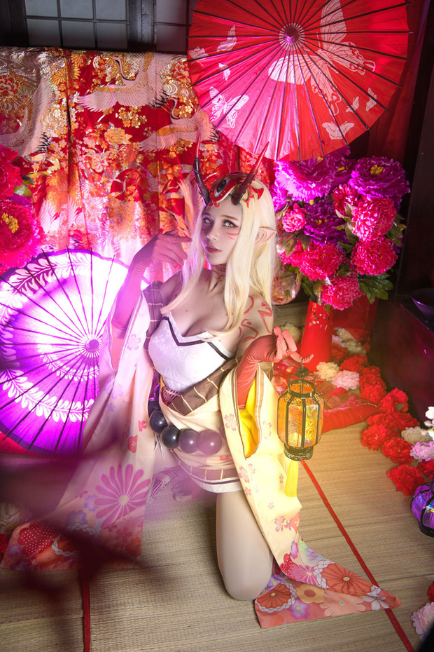 越南 coser Azami 在《Fate/Grand Order》中变身小妖精 cos 茨木童子(越南盾)插图3