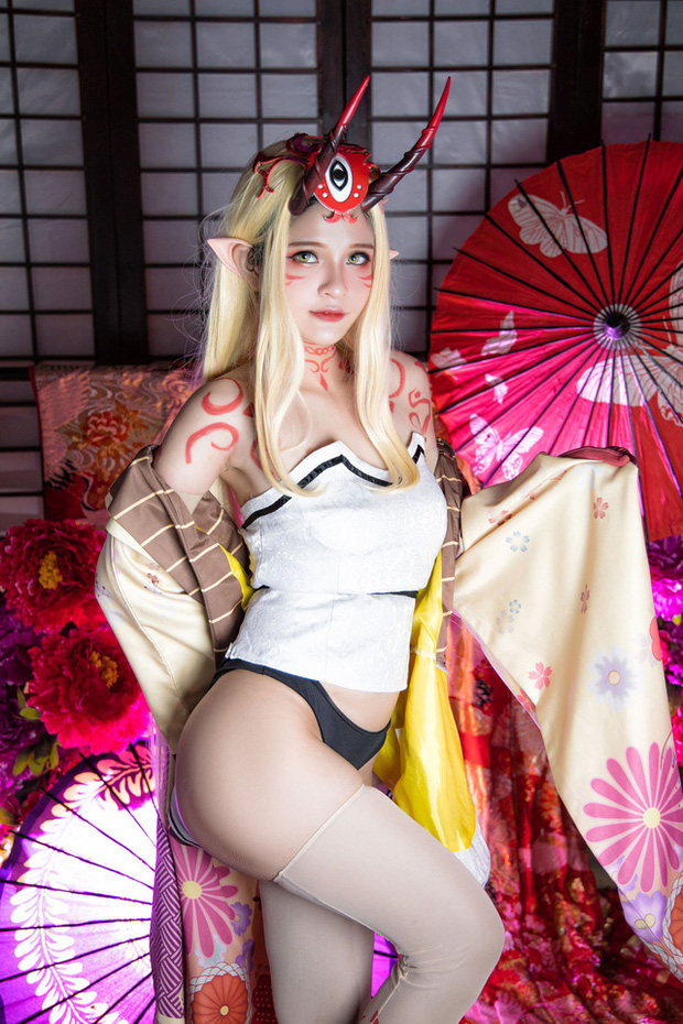 越南 coser Azami 在《Fate/Grand Order》中变身小妖精 cos 茨木童子(越南盾)插图5