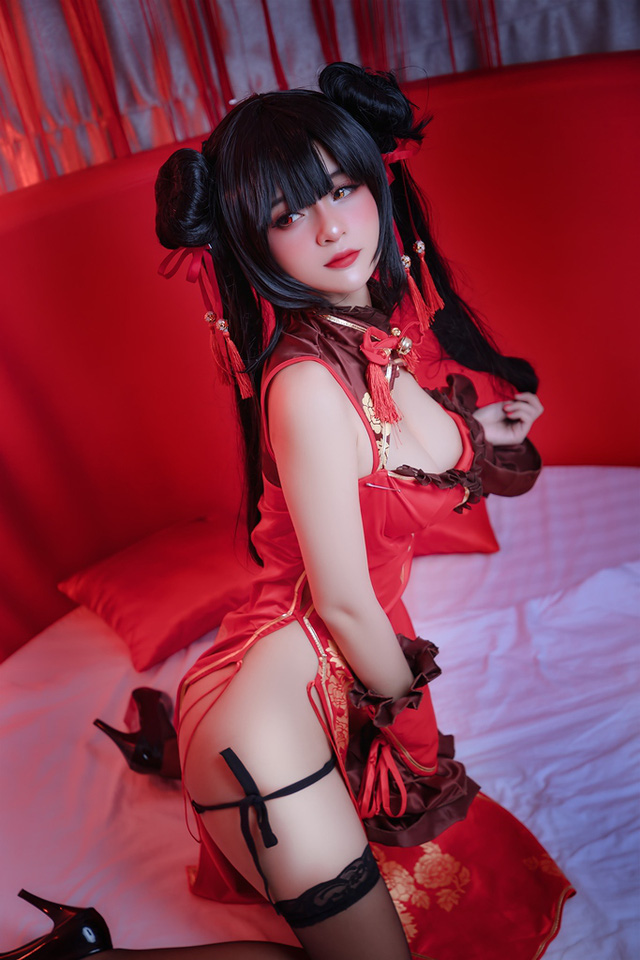coser@Azami 化身“邪恶女”时崎狂三，性感迷人(azami变身cos)插图5
