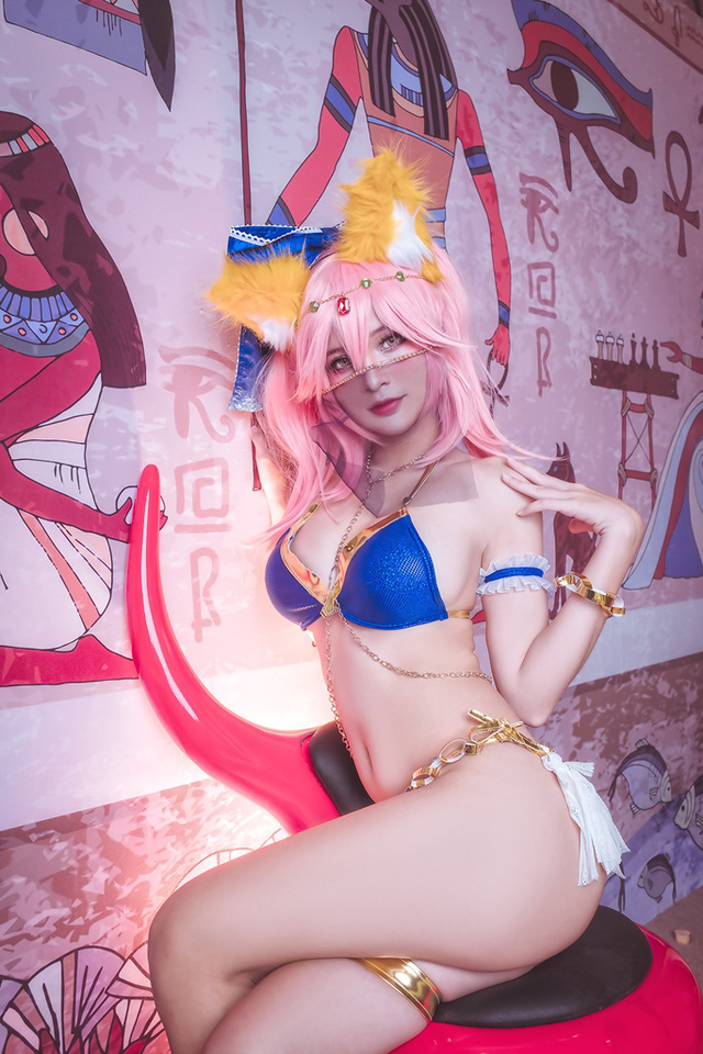 coser@Azami 化身的“九尾狐”玉藻前，让兄弟们兴奋不已(azami变身cos)插图2