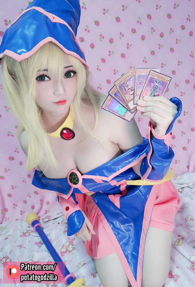 coser@Potato Godzilla  变身的黑暗魔法少女，更摩登，更性感插图