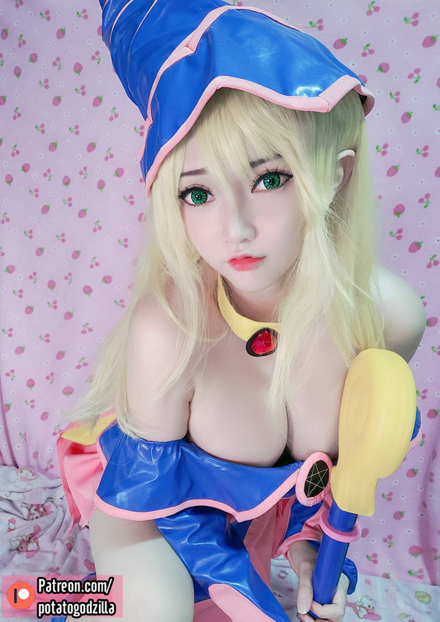 coser@Potato Godzilla  变身的黑暗魔法少女，更摩登，更性感插图4