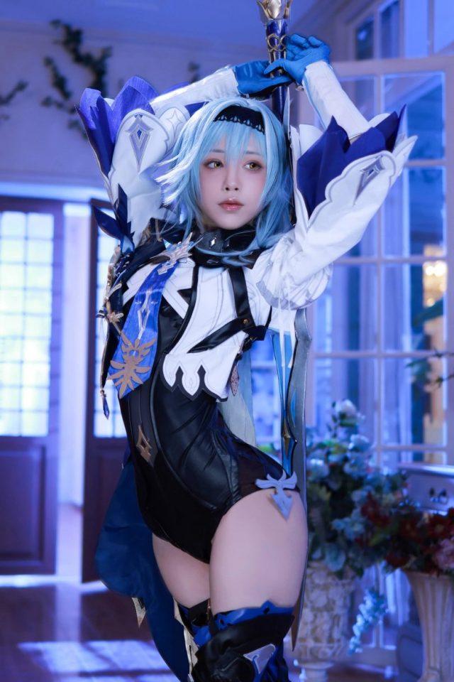 浪花骑士COSPLAY：水淼aqua cos原神·优菈[水淼aquaCOS合集]