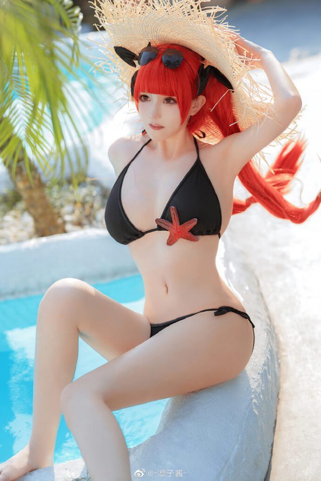 凛子酱 cos “比基尼版”火奴鲁鲁 [coser@凛子酱 cos 图集](lol凛酱是谁)插图6