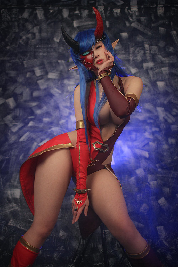 韩国 coser Doremi 变身《仙境传说RO》中的艾斯恩魔女 Zealotus(韩国女团)插图1