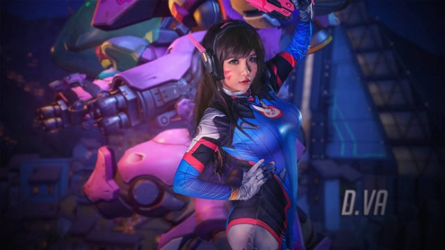 越南裔美国 coser Hana Dinh 变身《守望先锋》中性感的 D.Va 角色(越南裔美国歌手)插图