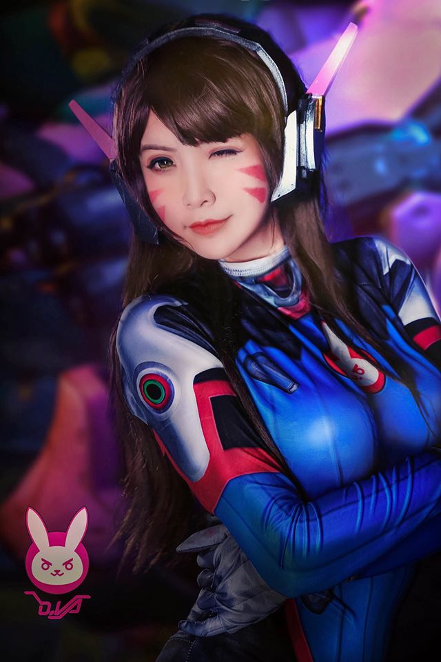 越南裔美国 coser Hana Dinh 变身《守望先锋》中性感的 D.Va 角色(越南裔美国歌手)插图2