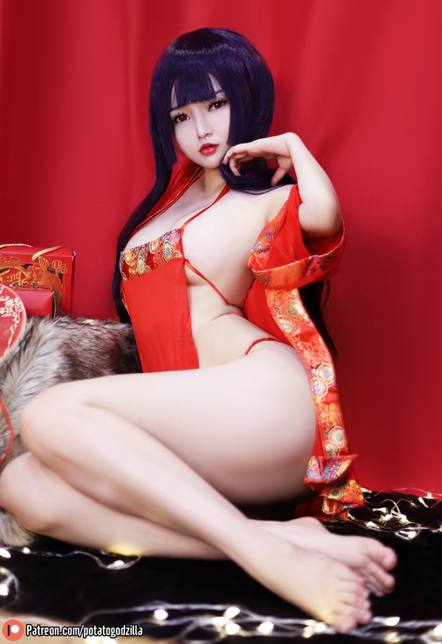 coser@Potato Godzilla 的吊带背心 cosplay 照片，性感迷人插图3