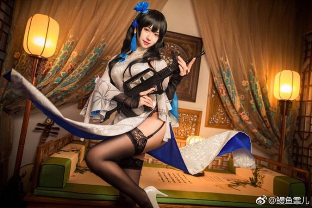 鳗鱼霏儿cos“旗袍版” 95式少女前线 [鳗鱼霏儿cos作品](鳗鱼霏儿壁纸)插图