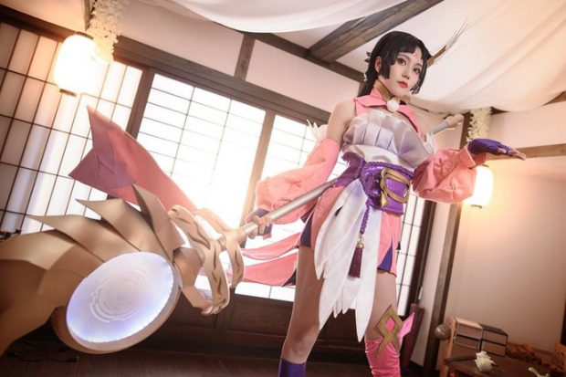 台湾电竞界 PG 美女 cos《传说对决》中的貂蝉插图1