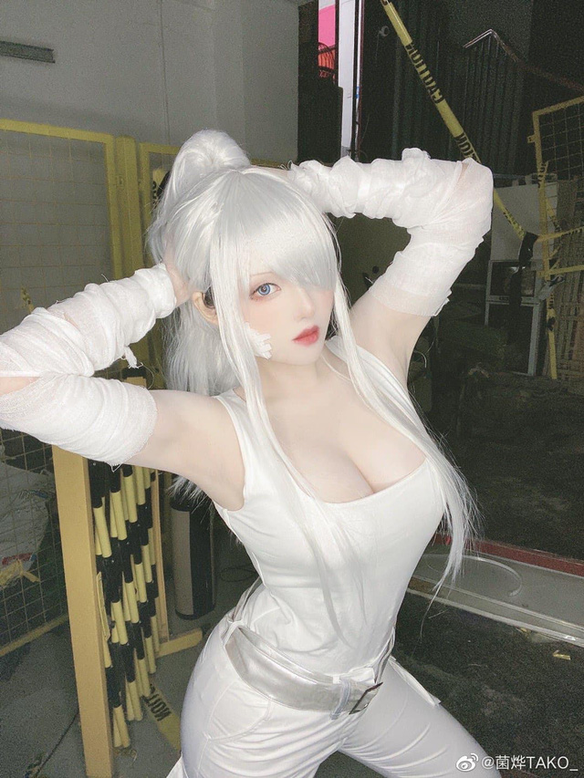 菌烨TAKO cos 作品 | coser@菌烨TAKO_cos“锻炼服版”白血球(菌烨tako个人信息)插图2