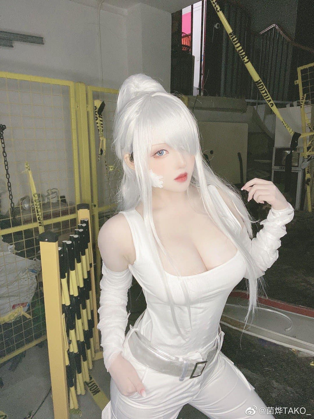 菌烨TAKO cos 作品 | coser@菌烨TAKO_cos“锻炼服版”白血球(菌烨tako个人信息)插图