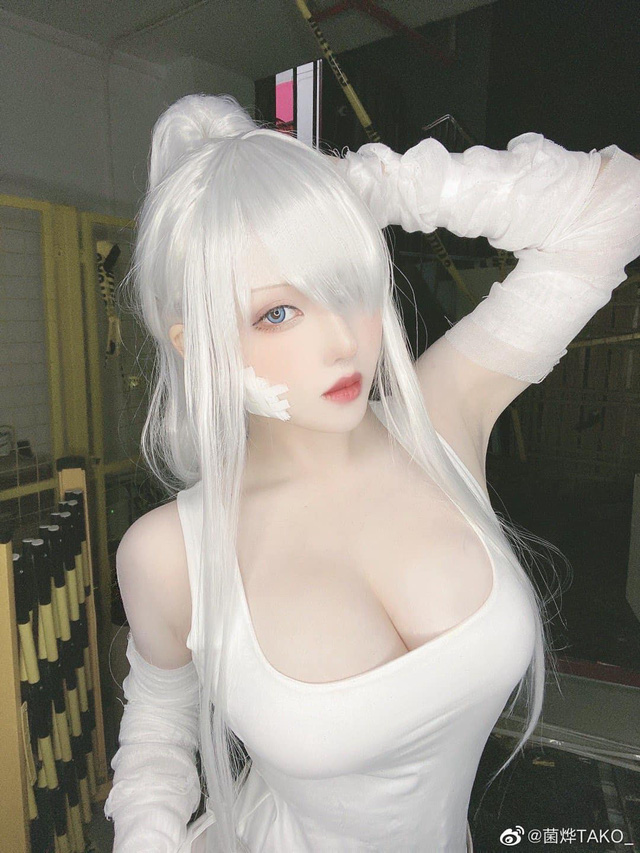 菌烨TAKO cos 作品 | coser@菌烨TAKO_cos“锻炼服版”白血球(菌烨tako个人信息)插图4
