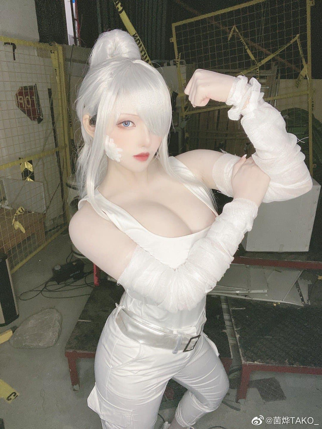 菌烨TAKO cos 作品 | coser@菌烨TAKO_cos“锻炼服版”白血球(菌烨tako个人信息)插图1