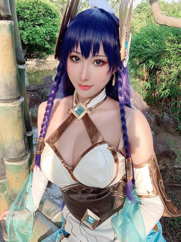 雨波_HaneAme cos 作品 | 雨波_HaneAme 变身艾瑞莉娅“玉剑传说 - 舞剑仙”插图4