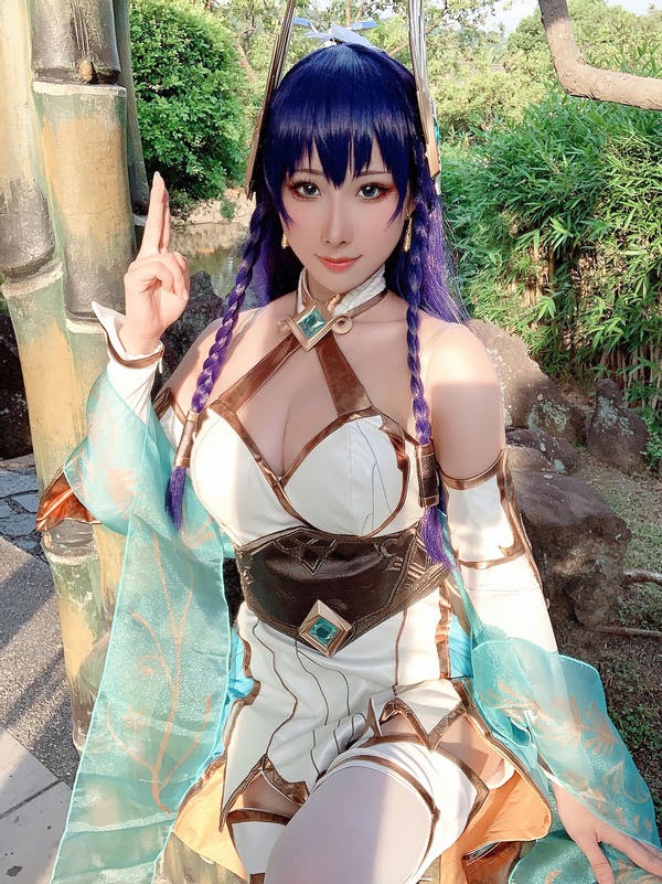 雨波_HaneAme cos 作品 | 雨波_HaneAme 变身艾瑞莉娅“玉剑传说 - 舞剑仙”插图3