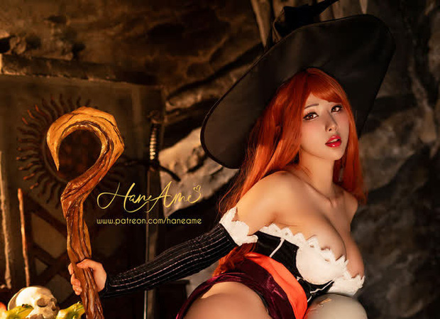 雨波_HaneAme COS 作品 | HaneAme雨波 cos 《龙之王冠》中的女巫 Sorceress插图3