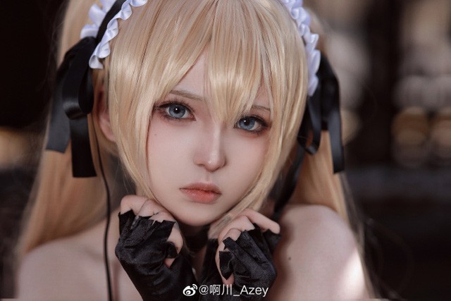 啊川_Azey在《死或生》世界中cos玛丽·罗斯 [啊川_Azey cos 作品]插图5