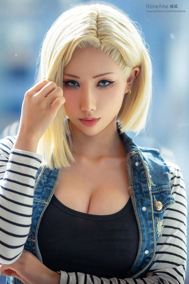 HaneAme雨波_cos人造人Android 18 | HaneAme雨波_cos图集插图2