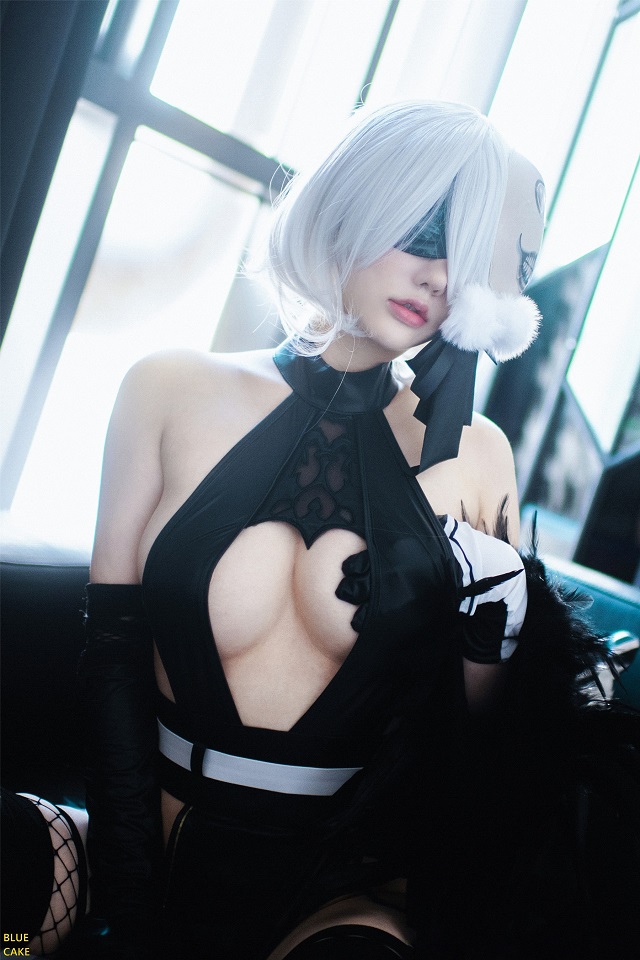 女coser&游戏玩家cos《尼尔》主角：9S cosplay(cos女服)插图4