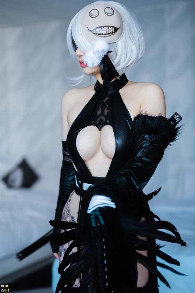 女coser&游戏玩家cos《尼尔》主角：9S cosplay(cos女服)插图2