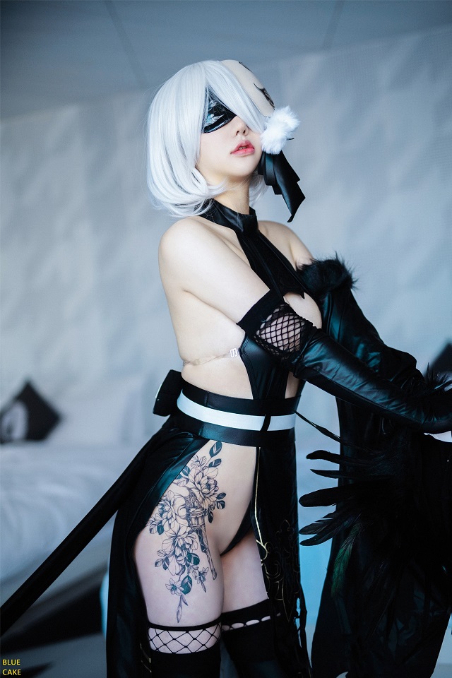 女coser&游戏玩家cos《尼尔》主角：9S cosplay(cos女服)插图1