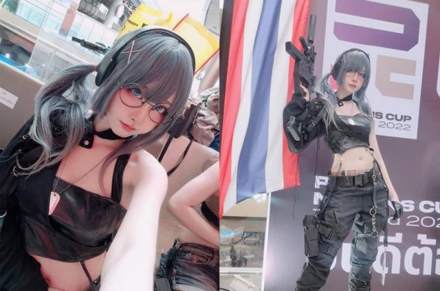 coser Kurumin 在 PUBG Nations Cup 2022 上 cosplay 美女狙击手插图