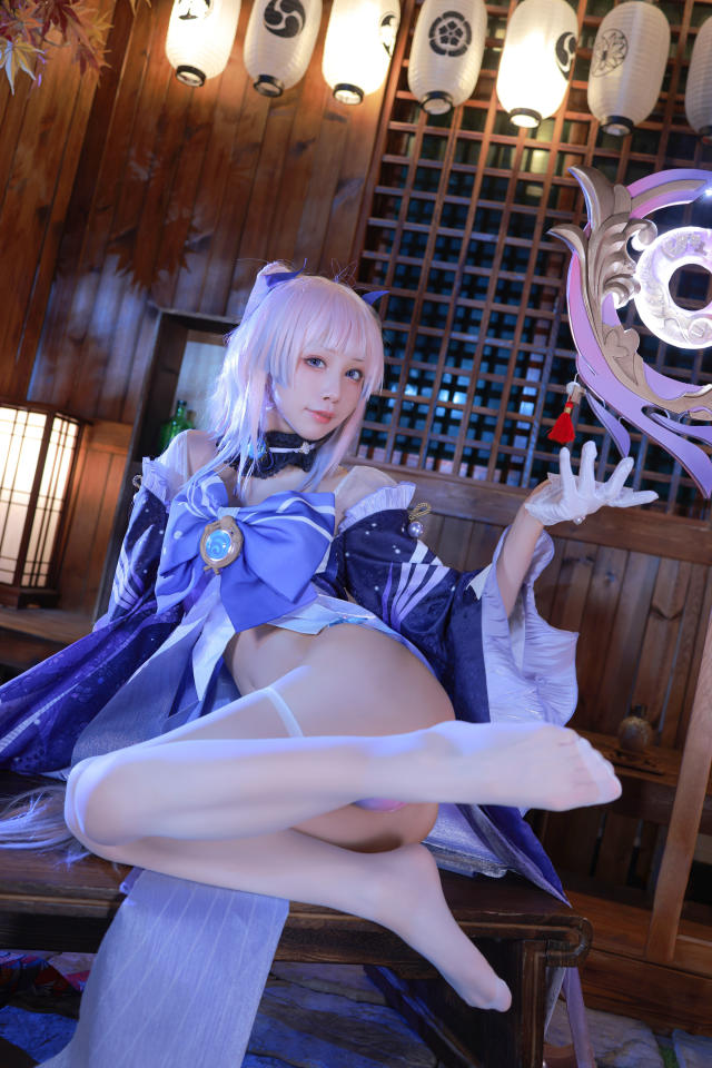 水淼aqua cos珊瑚宫心海 | 水淼aqua《原神 Impact》cos图集(水淼aqua干净吗)插图2