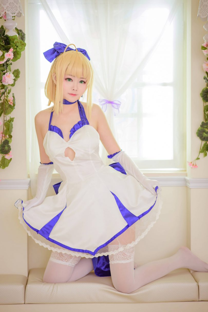 Arty亚缇cos作品 | Arty亚缇_FGO·阿尔托莉雅Lily cos [60P-92MB]