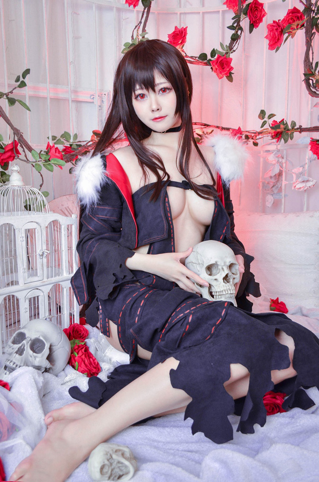 Arty亚缇cos虞姬 | Arty亚缇在《Fate/Grand Order》cos“虞美人”虞姬(缇亚lofter)插图3