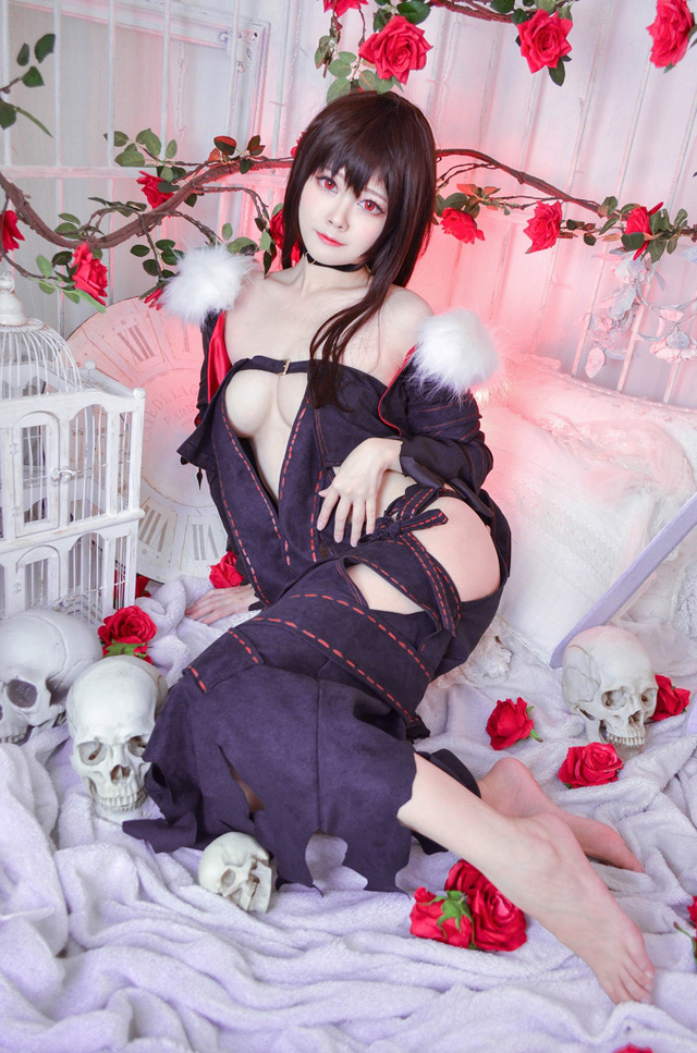 Arty亚缇cos虞姬 | Arty亚缇在《Fate/Grand Order》cos“虞美人”虞姬(缇亚lofter)插图