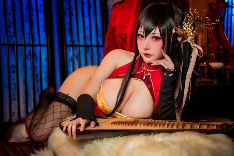 念念_D cos图集 | 念念_D 碧蓝航线·大凤旗袍cos [20P-458MB]