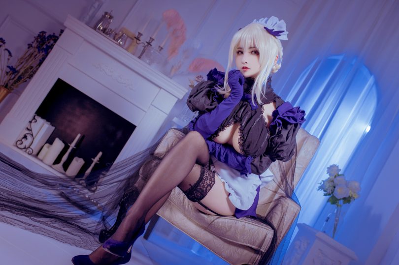 Rioko凉凉子cos图包 | rioko凉凉子_FGO·黑枪呆女仆cos [23P-487MB]插图